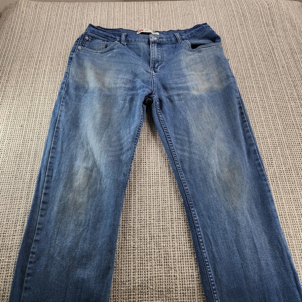 Levis 514‎ Jeans Youth 30x30 Blue Medium Wash Classic Straight Leg Denim Pants